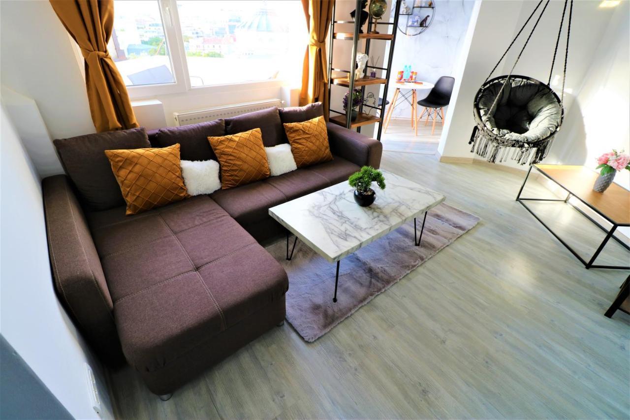 Athenee Palace Apartment - Panoramic View Terrace & Balcony - Free Minibar Bukarest Exterior foto